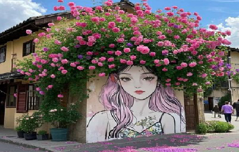 江华怎么设计网红打卡墙绘