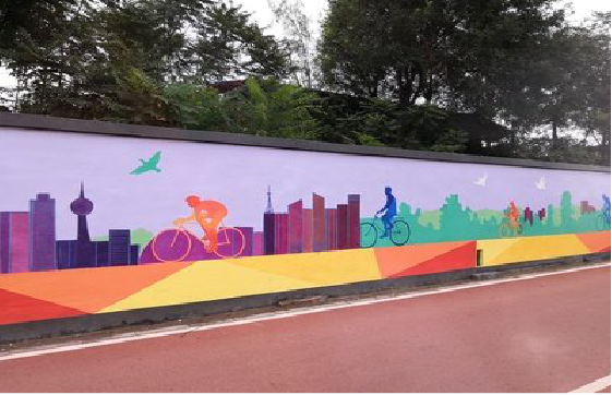 江华墙体彩绘-围墙