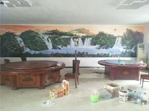 江华墙绘-写实风景