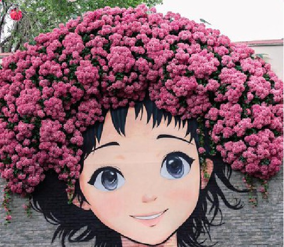 江华墙体彩绘-网红墙打卡