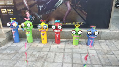 江华商业区彩绘