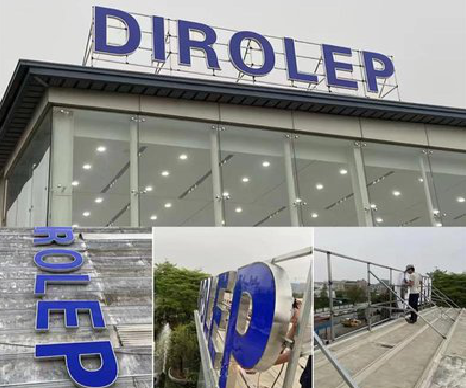 江华楼顶发光字安装的注意事项。